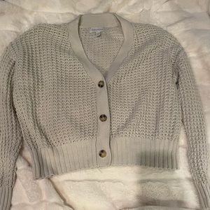 Popsugar Cream Cardigan